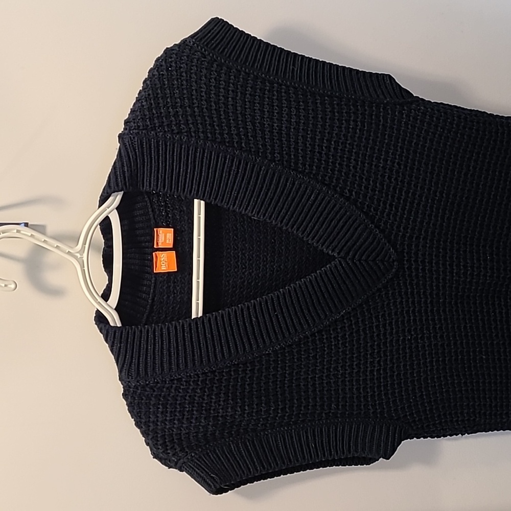 Hugo Boss s.S Black Sleeveless Knit Dress
